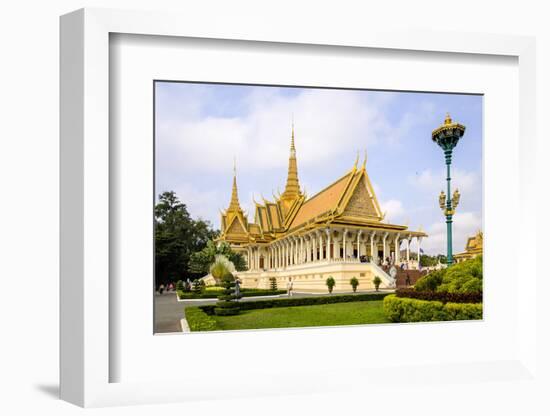 Royal Palace, Built in 1860, Phnom Penh, Cambodia, Indochina, Southeast Asia, Asia-Nathalie Cuvelier-Framed Photographic Print