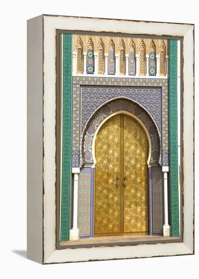 Royal Palace, Fez, Morocco, North Africa-Neil Farrin-Framed Premier Image Canvas