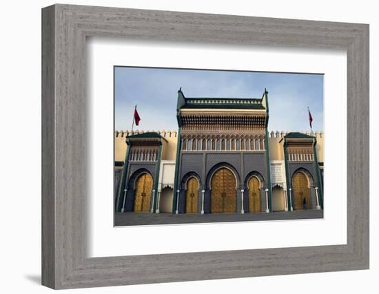 Royal Palace of Fez (Dar El Makhzen), Fes, Morocco, Africa-Kymri Wilt-Framed Photographic Print