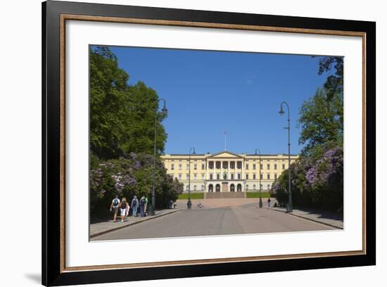 Royal Palace (Slottet), Oslo, Norway, Scandinavia, Europe-Doug Pearson-Framed Photographic Print