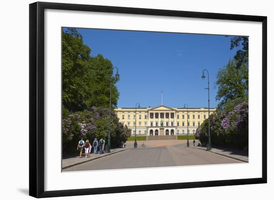 Royal Palace (Slottet), Oslo, Norway, Scandinavia, Europe-Doug Pearson-Framed Photographic Print