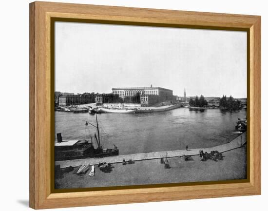 Royal Palace, Stockholm, Sweden, 1893-John L Stoddard-Framed Premier Image Canvas