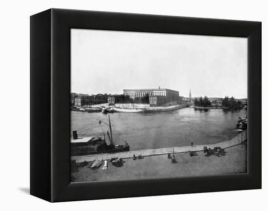 Royal Palace, Stockholm, Sweden, 1893-John L Stoddard-Framed Premier Image Canvas