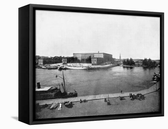 Royal Palace, Stockholm, Sweden, 1893-John L Stoddard-Framed Premier Image Canvas