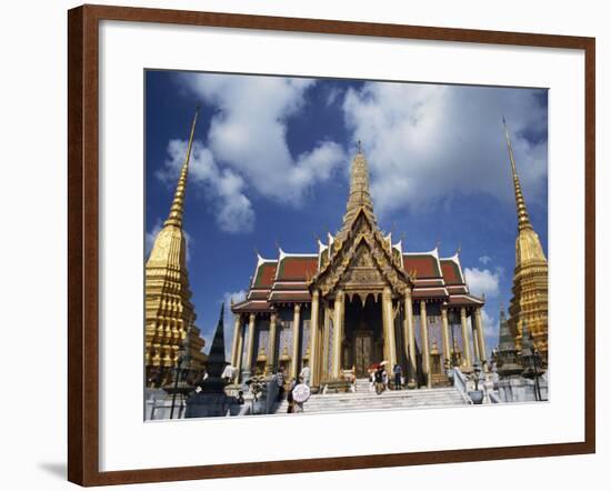 Royal Pantheon at Wat Phra Keo in the Grand Palace, Bangkok, Thailand, Southeast Asia-Tomlinson Ruth-Framed Photographic Print