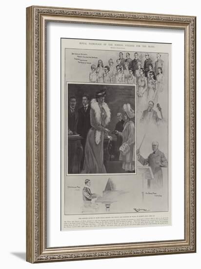 Royal Patronage of the Normal College for the Blind-Ralph Cleaver-Framed Giclee Print