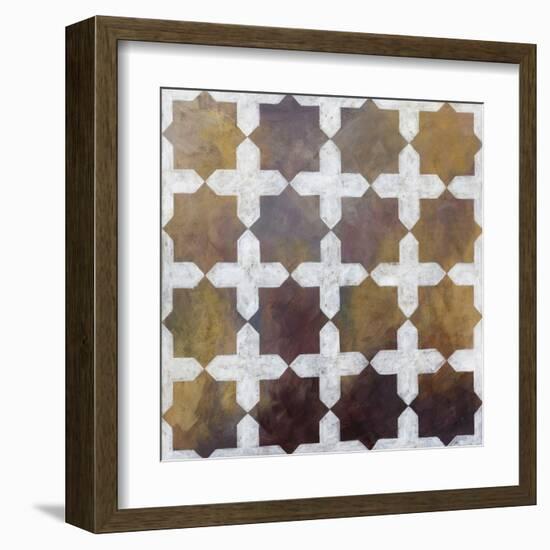 Royal Pattern III-Megan Meagher-Framed Art Print