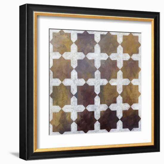 Royal Pattern III-Megan Meagher-Framed Art Print