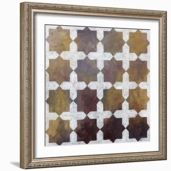 Royal Pattern III-Megan Meagher-Framed Art Print