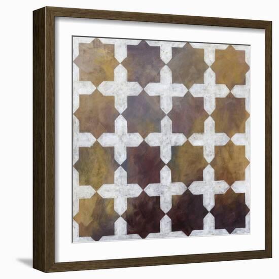 Royal Pattern III-Megan Meagher-Framed Art Print