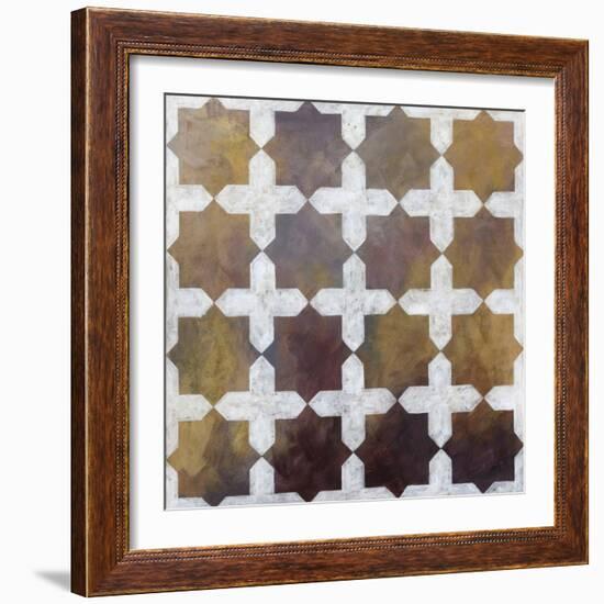 Royal Pattern III-Megan Meagher-Framed Art Print