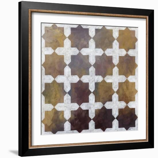 Royal Pattern III-Megan Meagher-Framed Art Print