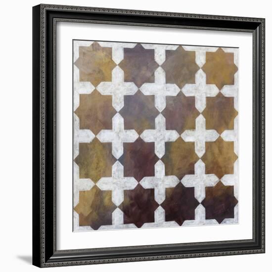 Royal Pattern III-Megan Meagher-Framed Art Print