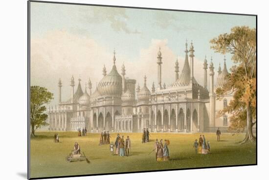 Royal Pavilion - Brighton-English School-Mounted Giclee Print