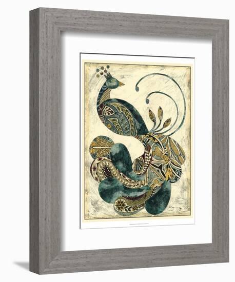 Royal Peacock I-Chariklia Zarris-Framed Art Print