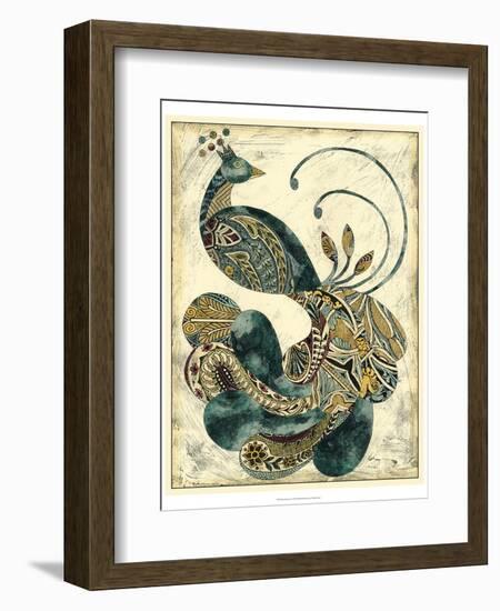 Royal Peacock I-Chariklia Zarris-Framed Art Print