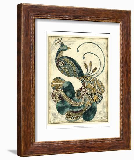 Royal Peacock I-Chariklia Zarris-Framed Art Print