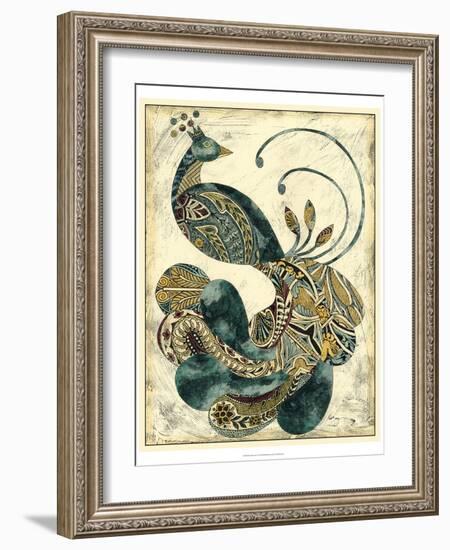 Royal Peacock I-Chariklia Zarris-Framed Art Print