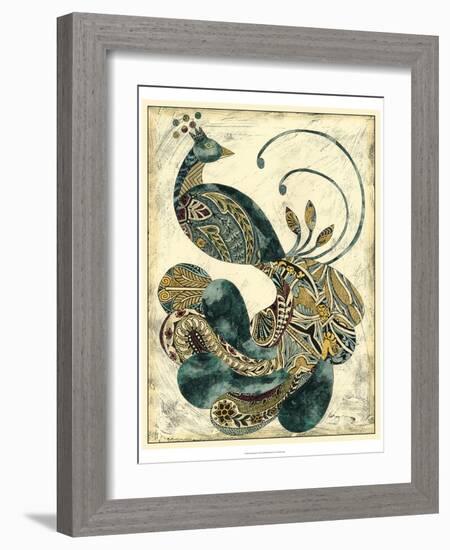 Royal Peacock I-Chariklia Zarris-Framed Art Print