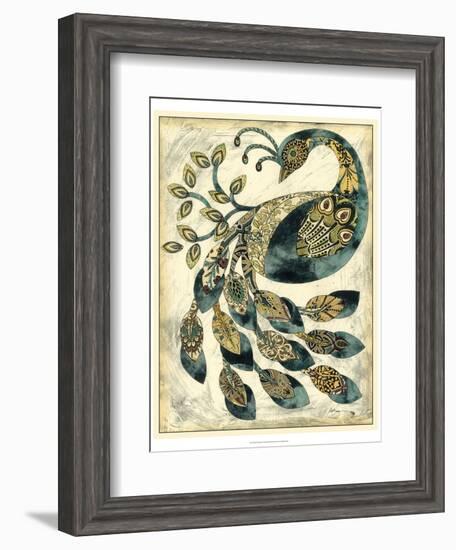 Royal Peacock II-Chariklia Zarris-Framed Art Print