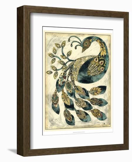 Royal Peacock II-Chariklia Zarris-Framed Art Print