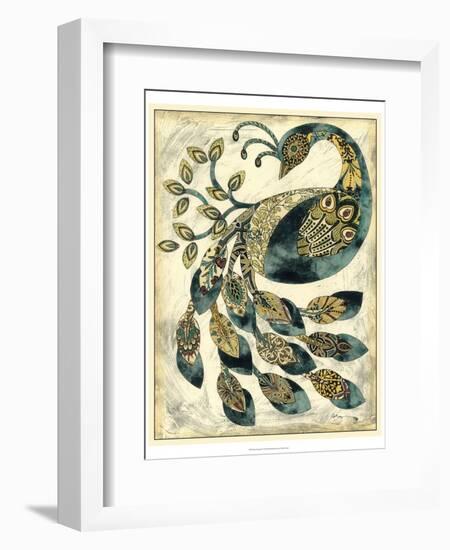 Royal Peacock II-Chariklia Zarris-Framed Art Print