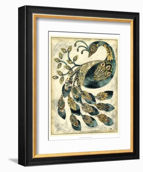 Royal Peacock II-Chariklia Zarris-Framed Art Print