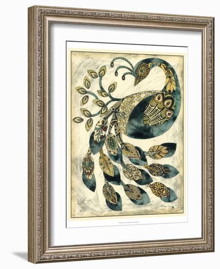 Royal Peacock II-Chariklia Zarris-Framed Art Print