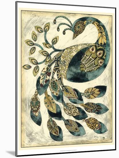 Royal Peacock II-Chariklia Zarris-Mounted Art Print