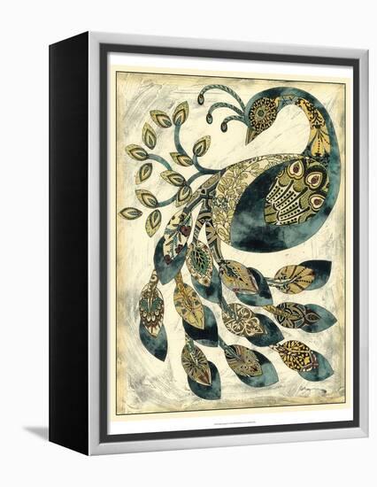 Royal Peacock II-Chariklia Zarris-Framed Stretched Canvas