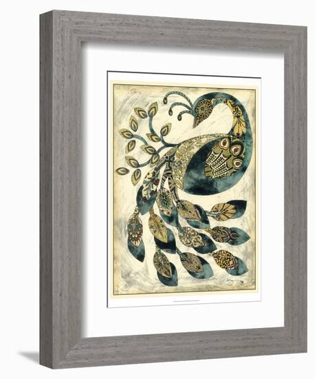 Royal Peacock II-Chariklia Zarris-Framed Premium Giclee Print