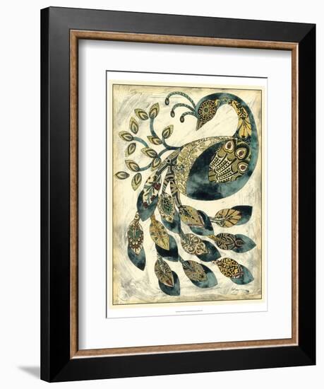 Royal Peacock II-Chariklia Zarris-Framed Premium Giclee Print