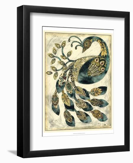 Royal Peacock II-Chariklia Zarris-Framed Premium Giclee Print