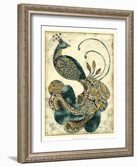 Royal Peacock-Chariklia Zarris-Framed Art Print