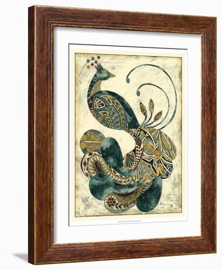 Royal Peacock-Chariklia Zarris-Framed Art Print