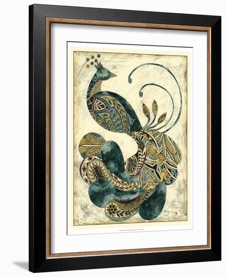 Royal Peacock-Chariklia Zarris-Framed Art Print
