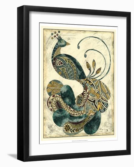 Royal Peacock-Chariklia Zarris-Framed Art Print