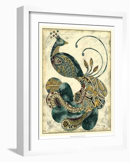 Royal Peacock-Chariklia Zarris-Framed Art Print