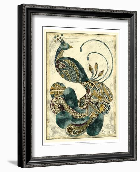 Royal Peacock-Chariklia Zarris-Framed Art Print