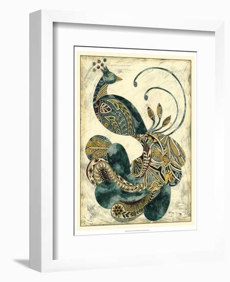 Royal Peacock-Chariklia Zarris-Framed Premium Giclee Print