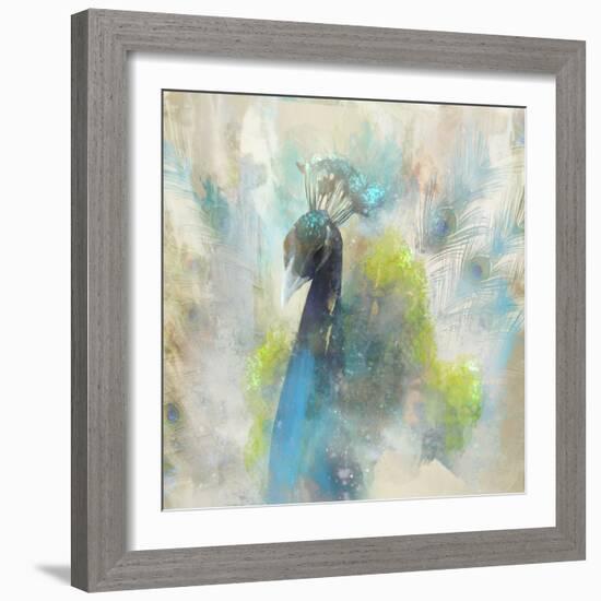 Royal Peacock-Ken Roko-Framed Art Print