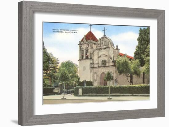 Royal Presidio Chapel, Monterey, California-null-Framed Art Print