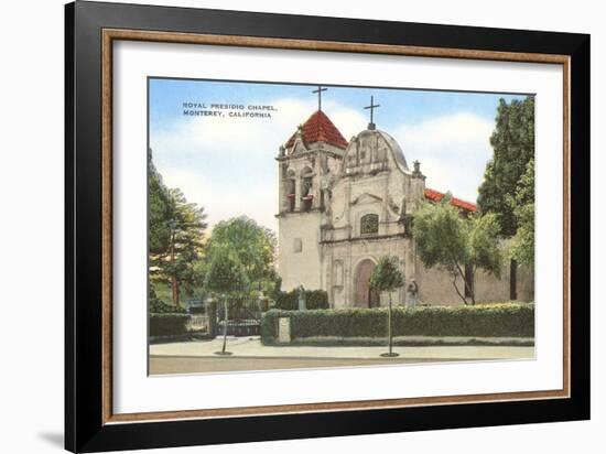 Royal Presidio Chapel, Monterey, California-null-Framed Art Print