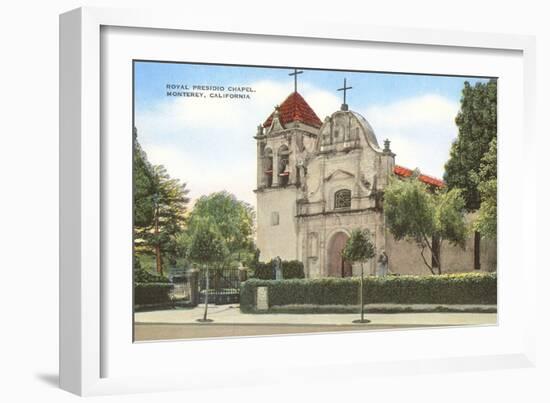 Royal Presidio Chapel, Monterey, California-null-Framed Art Print