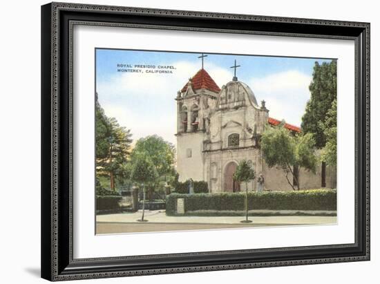 Royal Presidio Chapel, Monterey, California-null-Framed Art Print