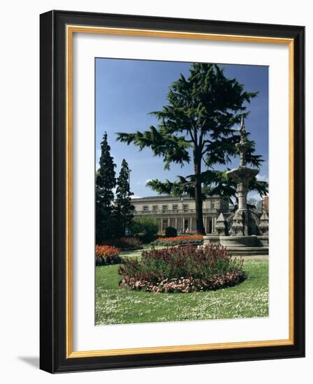 Royal Pump Room and Baths from Jephson Gardens, Leamington Spa, Warwickshire-Peter Thompson-Framed Photographic Print