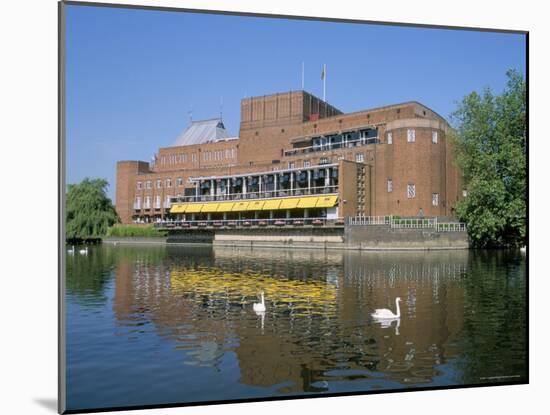 Royal Shakespeare Theatre and River Avon, Stratford Upon Avon, Warwickshire, England-J Lightfoot-Mounted Photographic Print