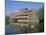 Royal Shakespeare Theatre and River Avon, Stratford Upon Avon, Warwickshire, England-J Lightfoot-Mounted Photographic Print