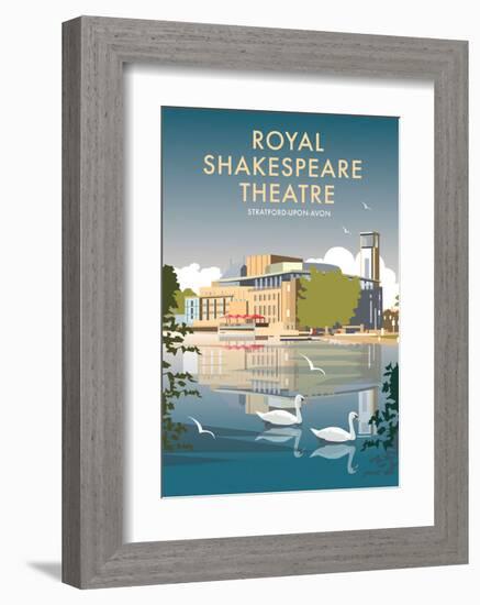 Royal Shakespeare Theatre - Dave Thompson Contemporary Travel Print-Dave Thompson-Framed Art Print