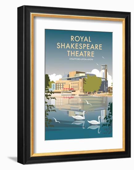 Royal Shakespeare Theatre - Dave Thompson Contemporary Travel Print-Dave Thompson-Framed Art Print